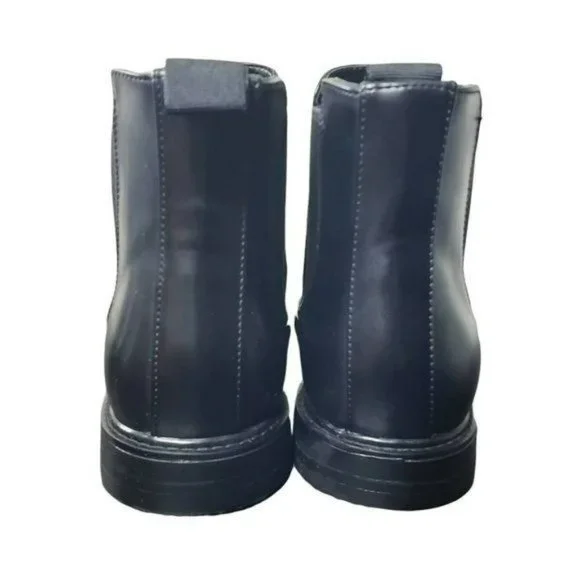 Unlisted by Kenneth Cole Mens Black Peyton Chelsea Slip On Ankle Boots Size 11 M - Picture 6 of 10